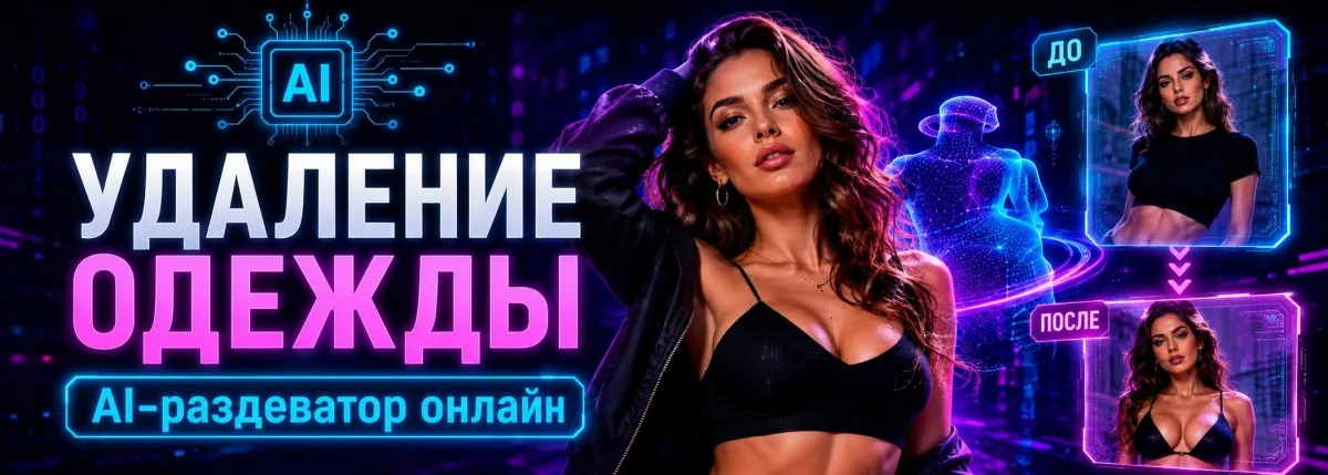 Раздеть девушку по фото с помощью ИИ NudsTop